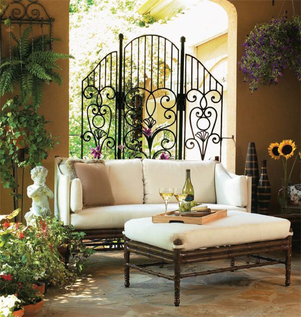 Wrought iron furniture indoor  for style