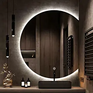 Modern Bathroom Mirrors with Light Design