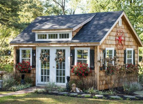 Install a Cedar Shed in your
Backyard