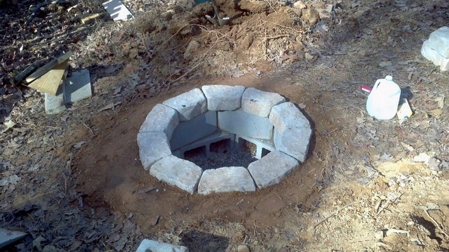 Cinder block fire pits ideas