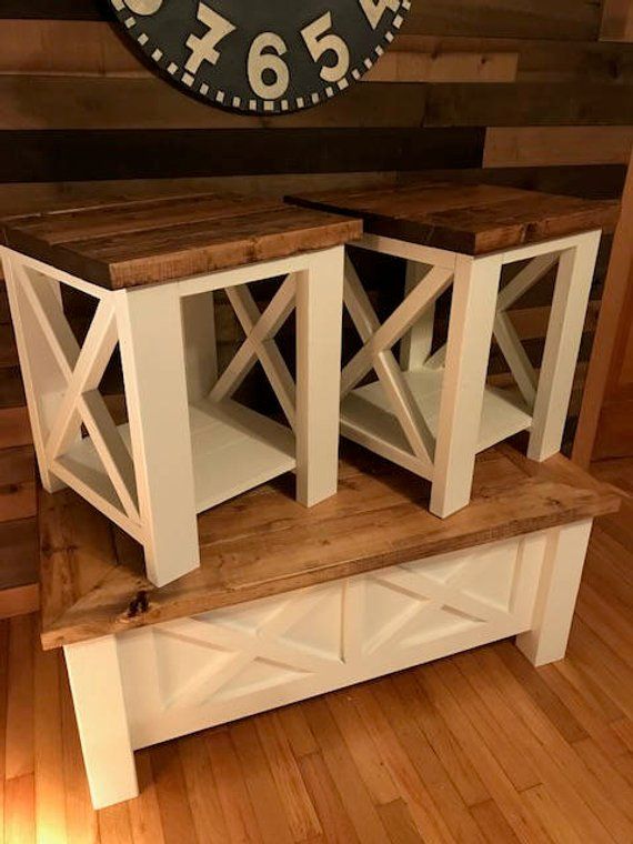 Farmhouse Coffee Table Set (Free Shipping)