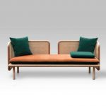 Mixed-Material Contemporary Sofas