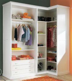 Novel Ideas of Corner Wardrobe  for Your Room