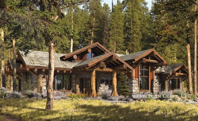 Truckee Log Home Floor Plan