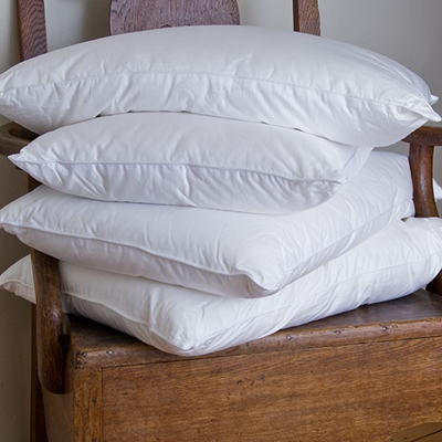 Goose down pillows