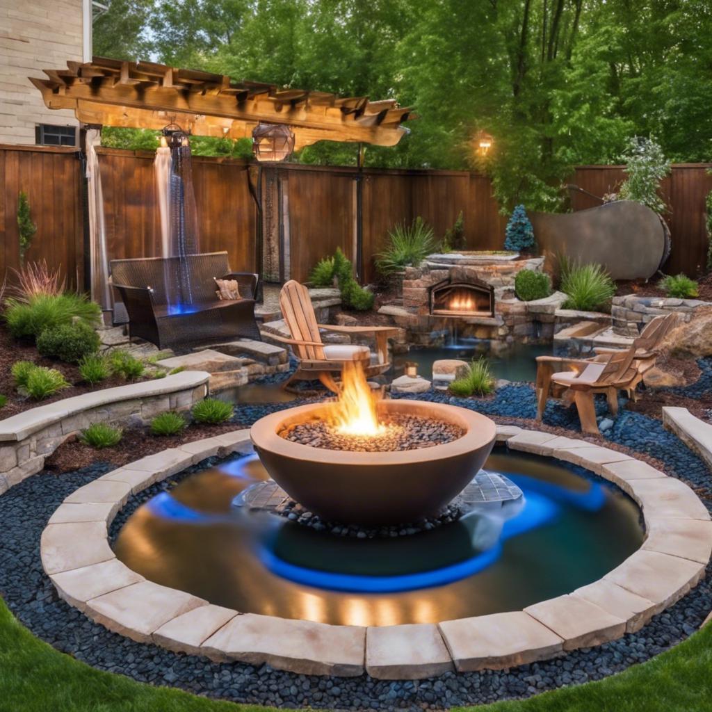 Enhancing Your Creative Backyard Design with Water‍ Features and⁢ Fire Pits