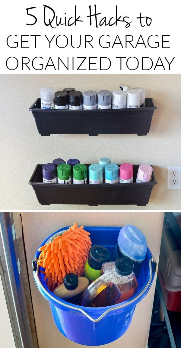 5 Quick Garage Organizing Hacks {Fast Fix Friday #2}