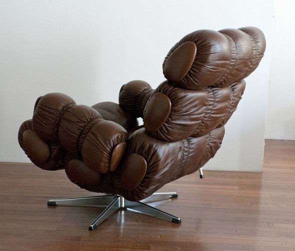 Leather armchair