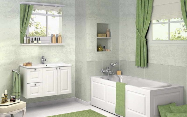 Bathroom window curtains designs