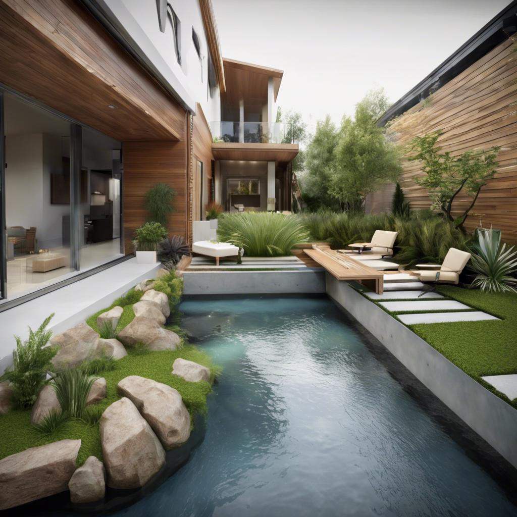 Integrating Water Elements for a ⁣Tranquil Atmosphere in Your Creative Backyard ‍Design