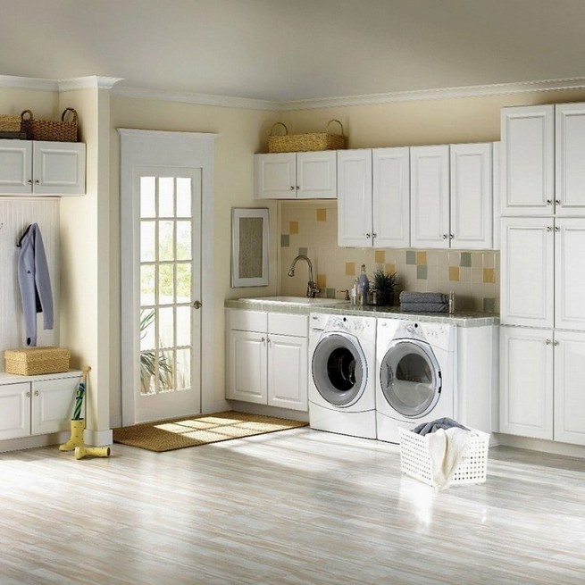 Laundry room cabinets