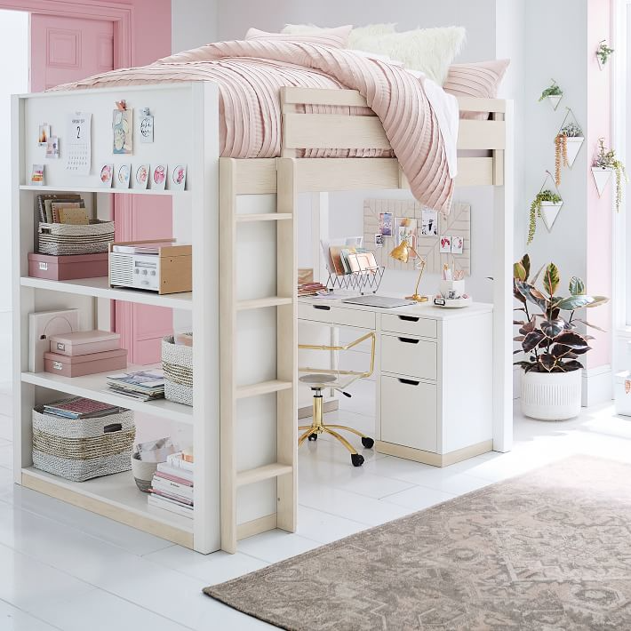 Features Of Loft Bed With Desk