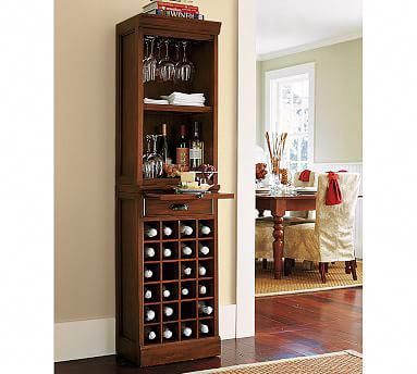 Modular Bar with Wine Grid Tower