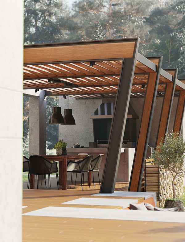 Modern pergola to beautify
your Garden