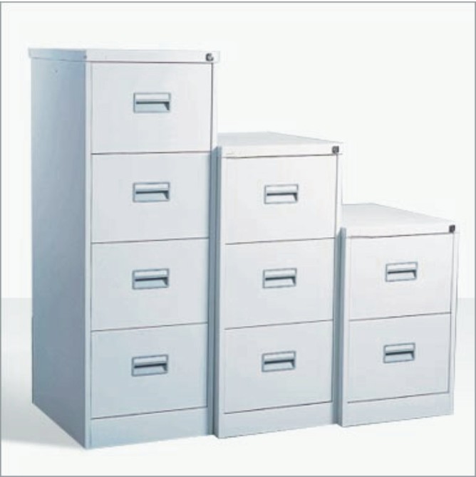 Filing cabinets in the office