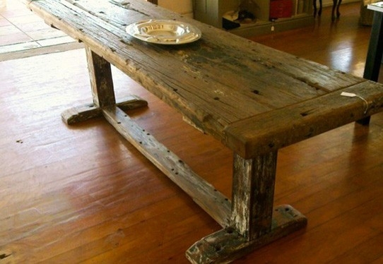 Reclaimed wood furniture