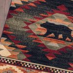 Bear Diamond Rustic Rug