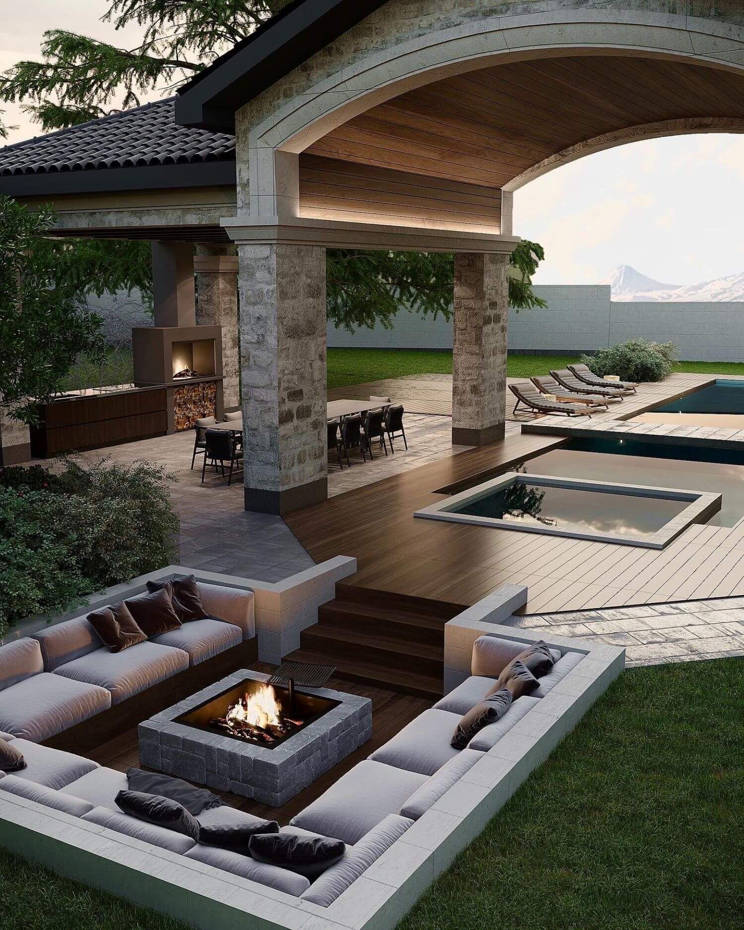 Choose Pool House Ideas to set
up one by your Poolside