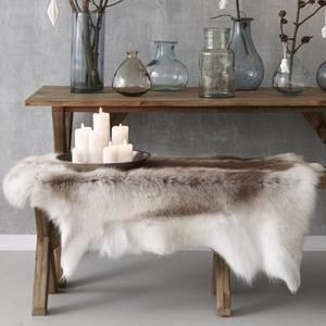 Luxurious Reindeer Fur Rug