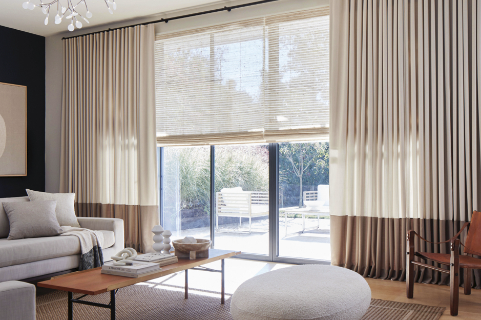 What is the cost of applying
Sliding door window treatments?