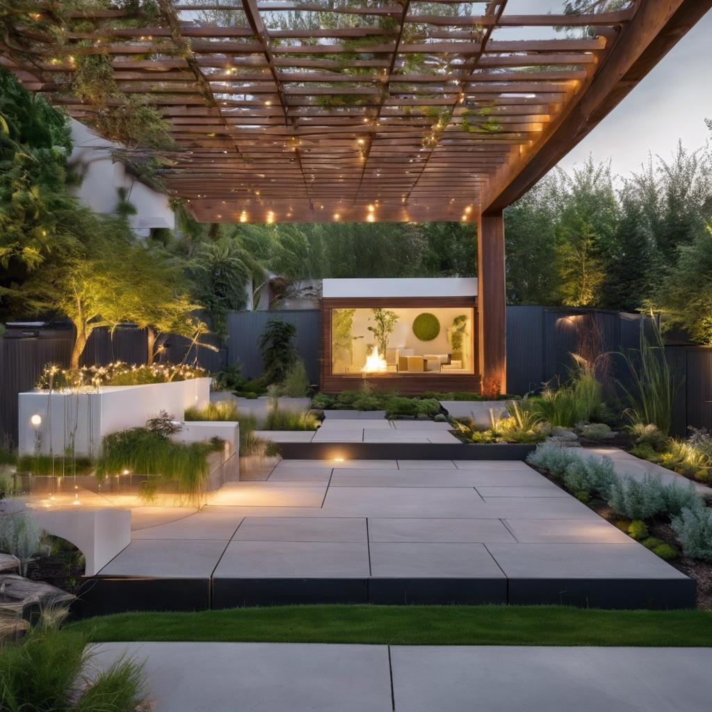 Sustainable‌ and Eco-Friendly Features for a Modern Creative Backyard Design