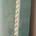 DIY Fabric Headboard with Nail Head Trim Application