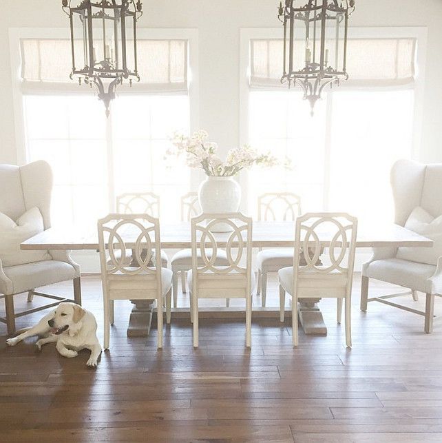 The Elegant White Dining  Chairs