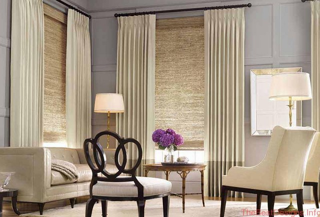 Modern window treatment ideas white