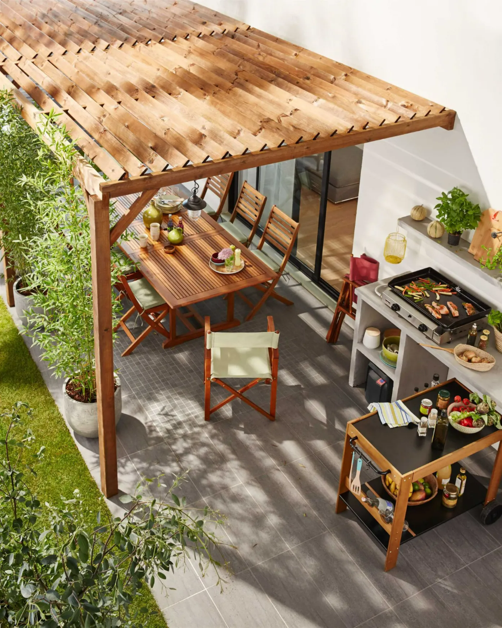 Give new look to you Outdoor
space with Wooden Pergola