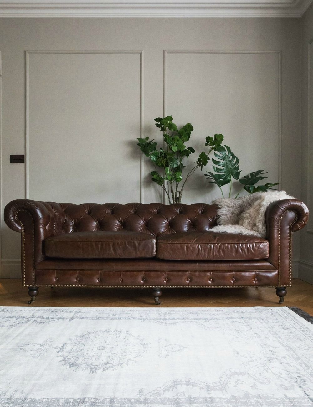 Introducing the new
Chesterfield leather sofa