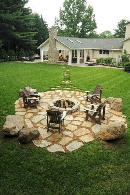 Laying a Flag stone Patio is a
very good option to enhance the outdoor beauty