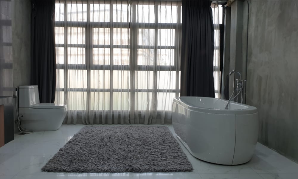 How to choose bathroom window curtains