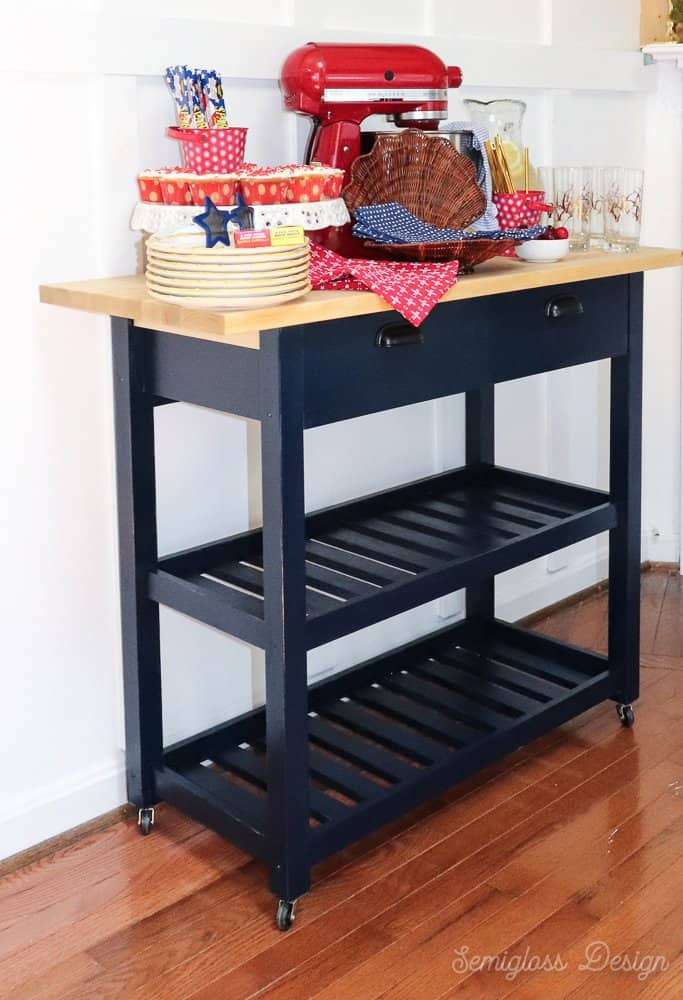 Get more space in kitchen with
kitchen carts