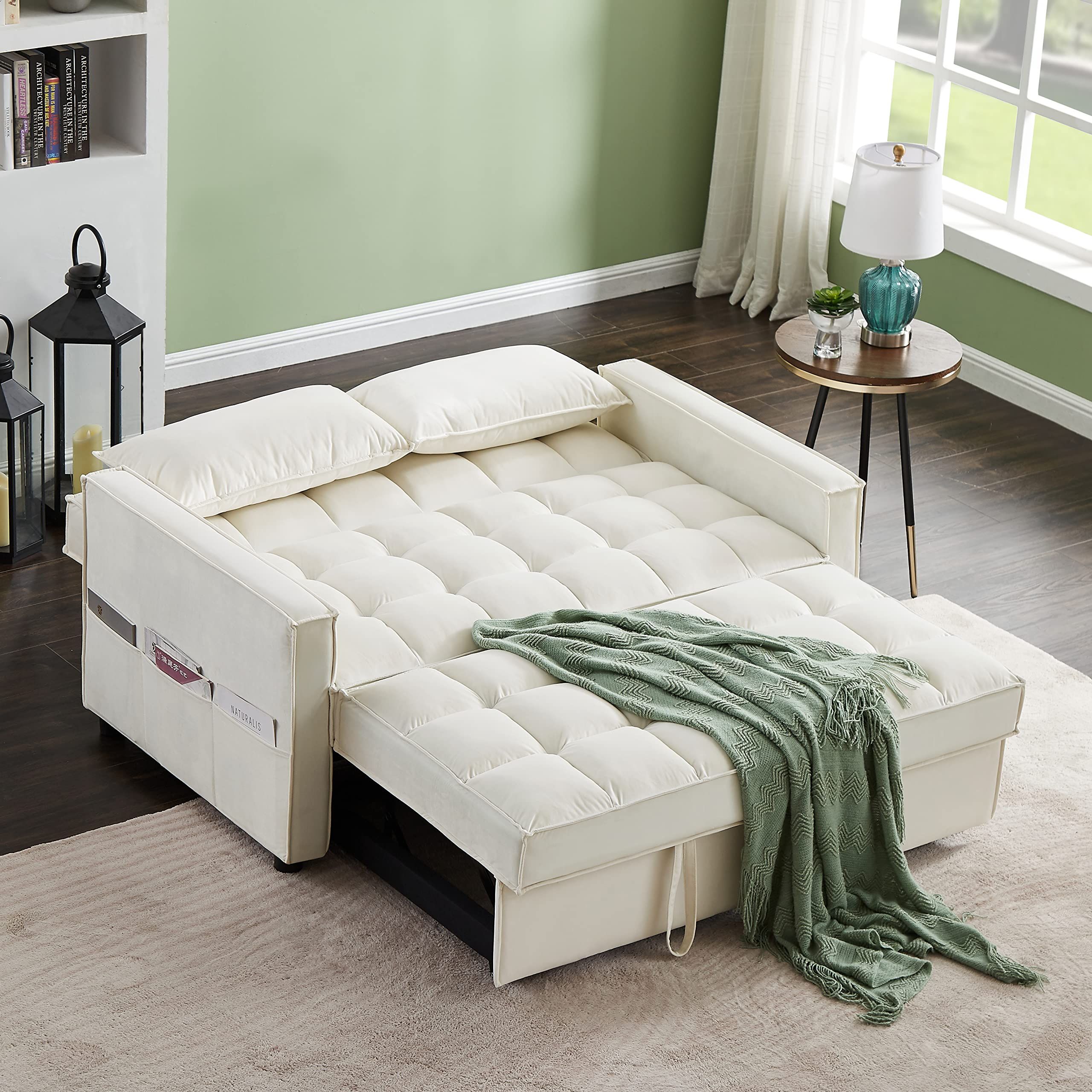 Combine Seating And Sleeping
Options With Loveseat Sofa Bed