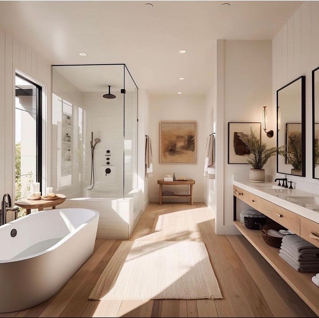 Turn Your Simple Bathroom Into
a Modern : ideas of bathroom decor