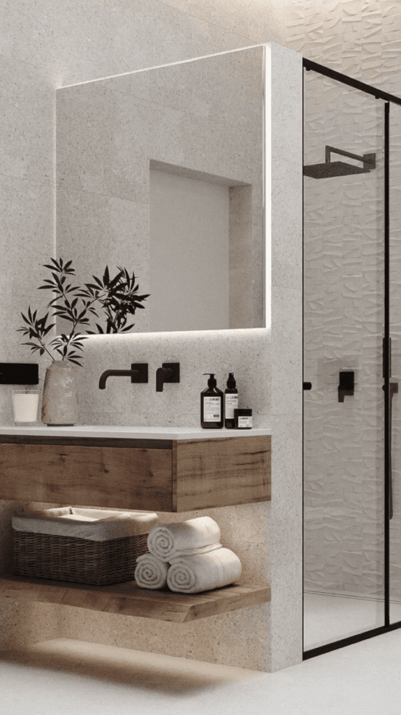 Turn Your Simple Bathroom Into
a Modern : ideas of bathroom decor