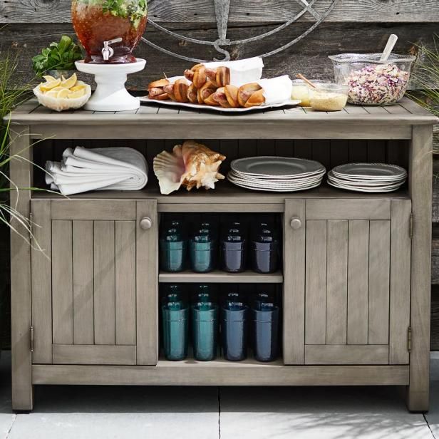 Outdoor Buffet Cabinet Design