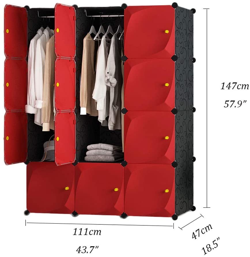 Portable wardrobe in your home