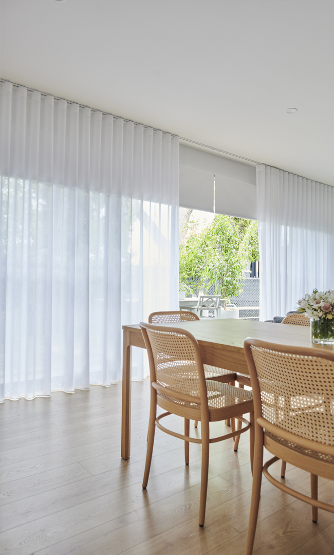 Unique points of sheer blinds