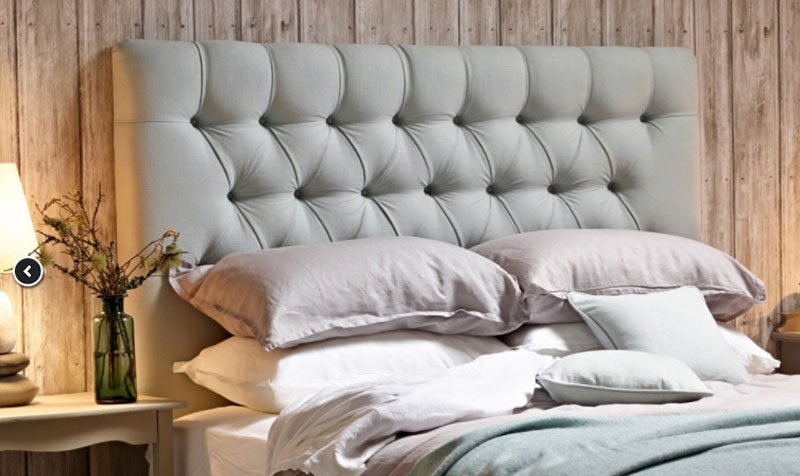 Stylish fabric headboard with your own hands