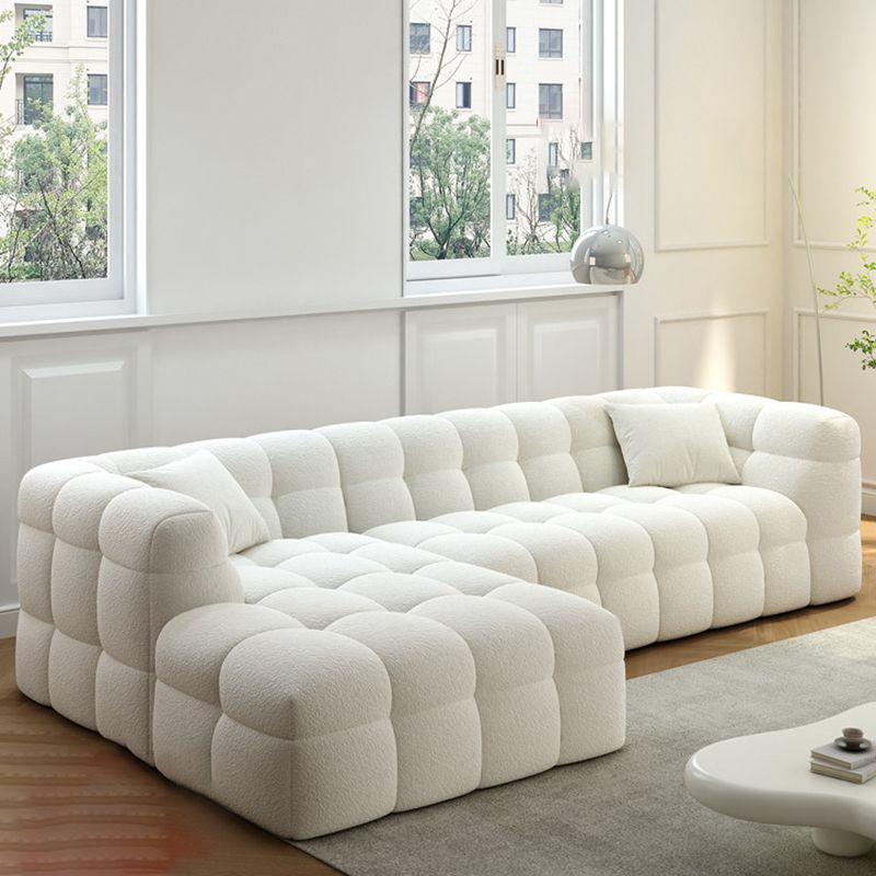 A multipurpose white sofa bed