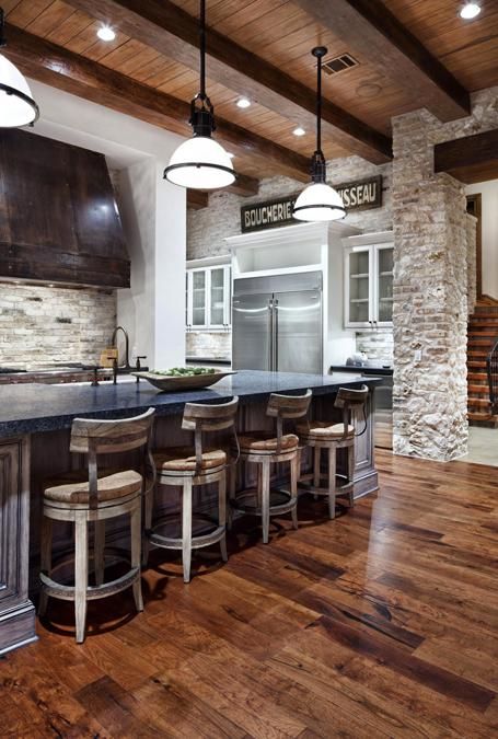 Modern Interior Design and Decorating with Rustic Vibe and Shabby Chic, Luxury House in Austin