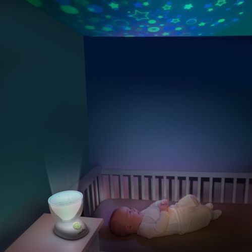 Babymoov Baby Night Light Projector Show Musical Mobile Cot Star Light Projector
