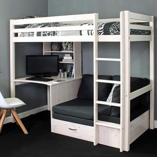 Thuka Hit High Sleeper Bed with Desk & Chairbed