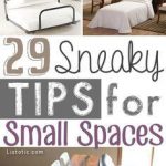 29 Sneaky DIY Small Space Storage and Organization Ideas (on a budget!)
