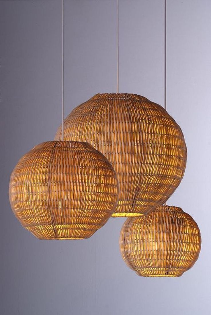 Gorgeous Hanging Bamboo Lamp Design