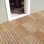 ... eco decking tiles premium interlocking garapa blonde wood deck tiles ... YLKFFTM