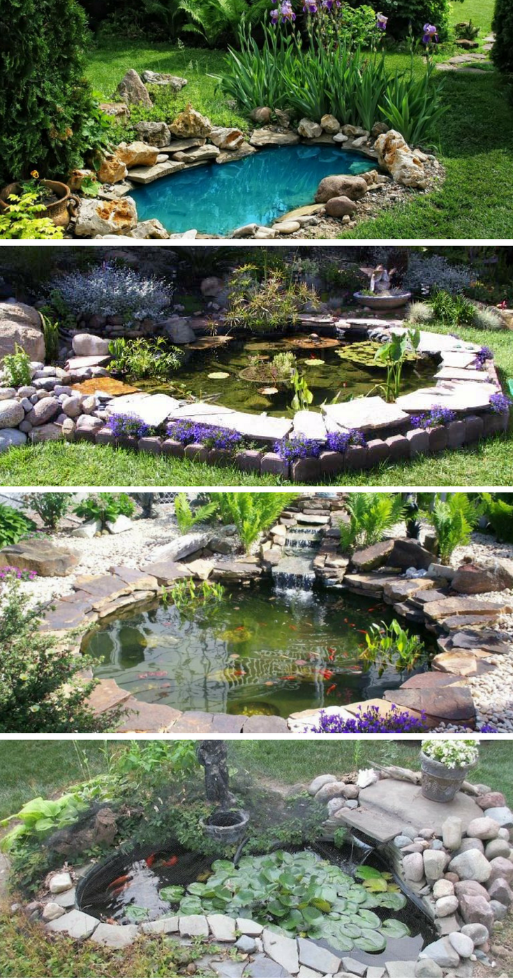 15 awe-inspiring garden ponds that you can make by yourself CSBREQL