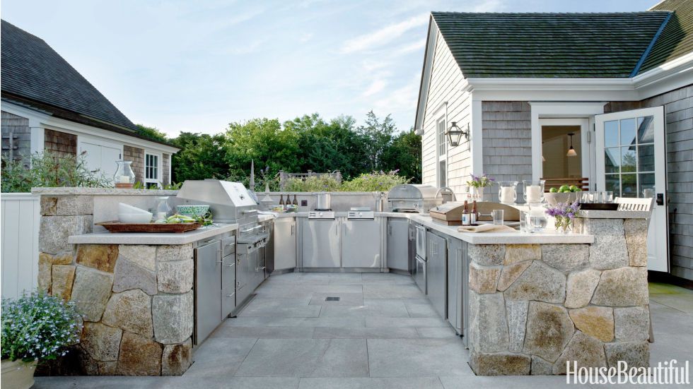 15 best outdoor kitchen ideas and designs - pictures of beautiful outdoor ZTLKHKL
