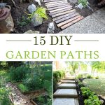 15 creative diy garden path ideas LQSLQWB